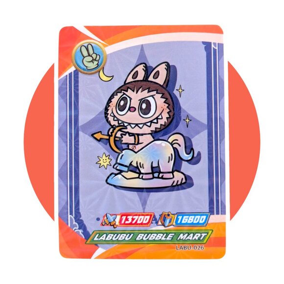 Labubu Game Collection Trading Card (KK26): Sagittarius Monster, LABU-026 - Picture 1 of 2